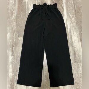 Women's Black Wide-Leg dress Pants